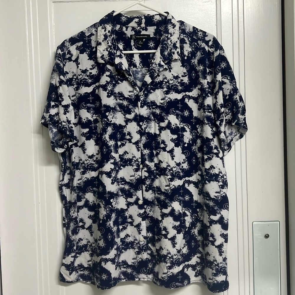 Men’s INC celestial button up from Macy’s
